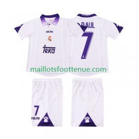 Maillot/Tenue Real Madrid RAUL 7 Retro Enfant Domicile 1997 1998